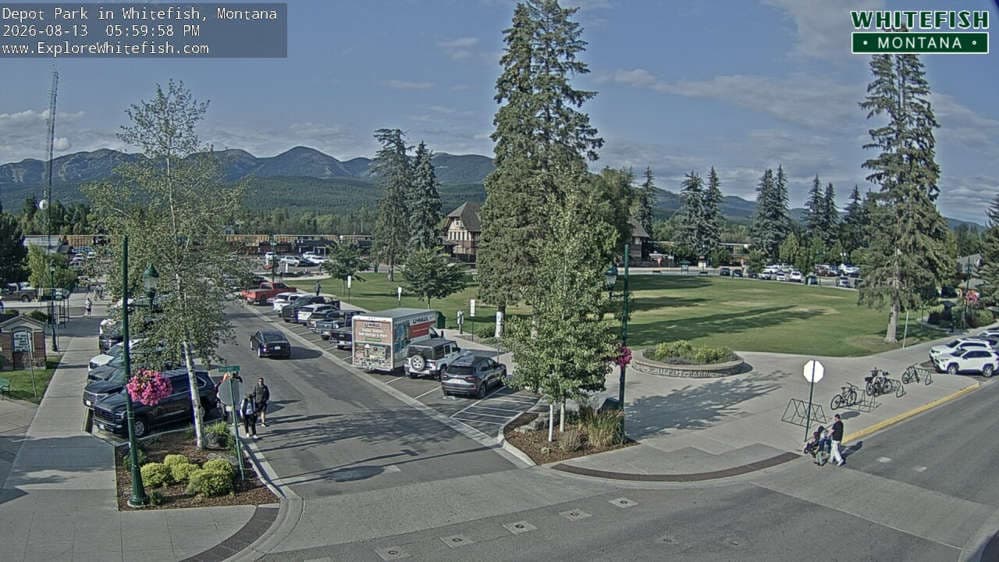 Whitefish - Whitefish Depot Park Webcam