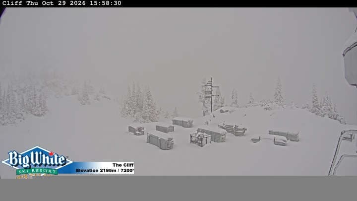 Big White Ski Resort cliff webcam