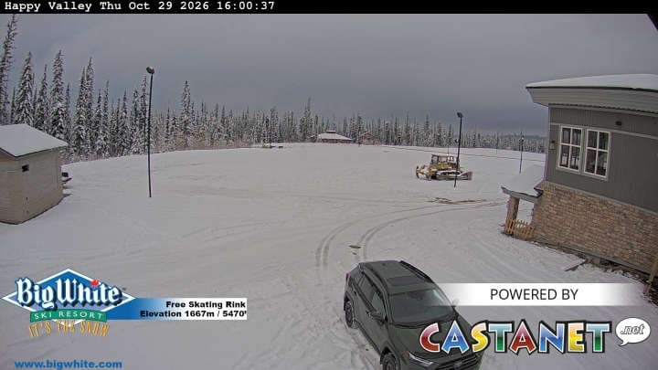 Big White Ski Resort Happy Valley Cam