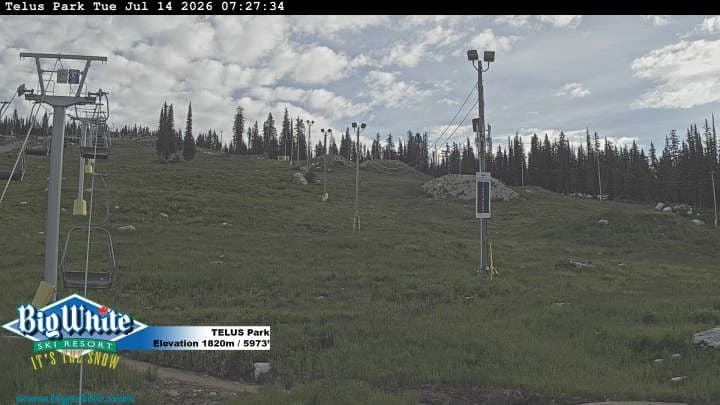 Big White Ski Resort TELUS Park Cam