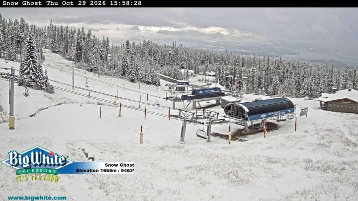 Big White Ski Resort Snow Ghost Cam