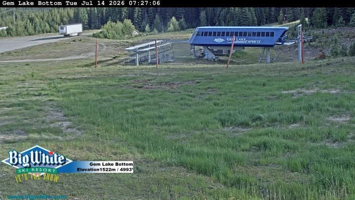 Big White Ski Resort Gem Lake Bottom
