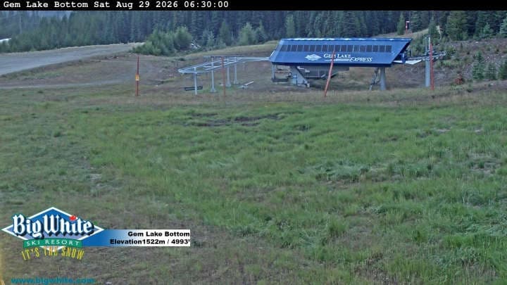 Big White Ski Resort Gem Lake Bottom