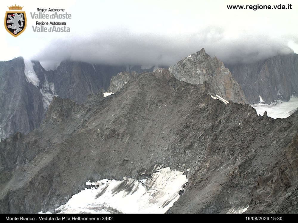 Courmayeur - Monte Bianco - Veduta da Punta Helbronner