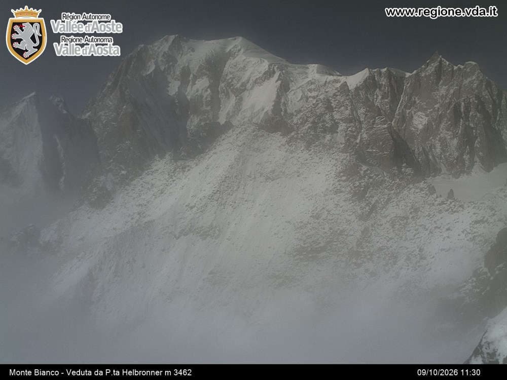 Courmayeur - Monte Bianco - Veduta da Punta Helbronner