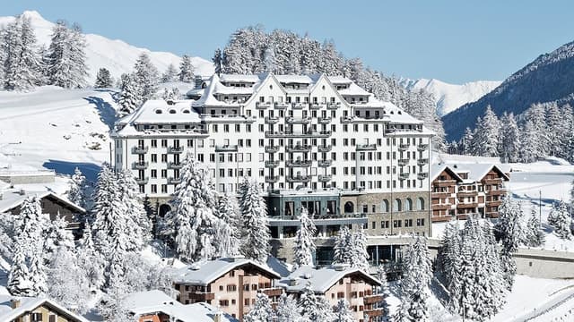 Lobby of Carlton Hotel St Moritz