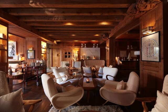 Lobby of Hotel Mont Blanc