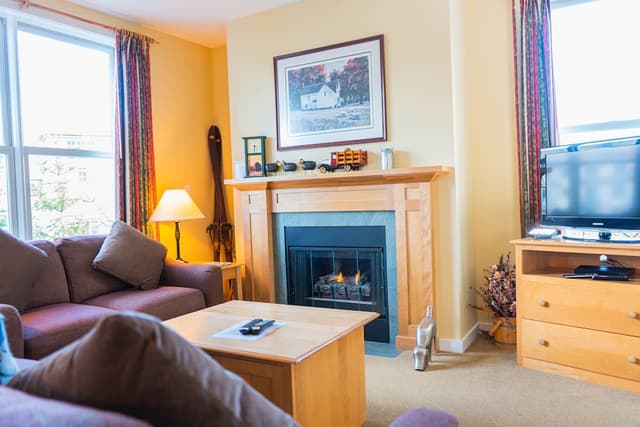 Lobby of Long Trail House at Stratton Mountain Resort
